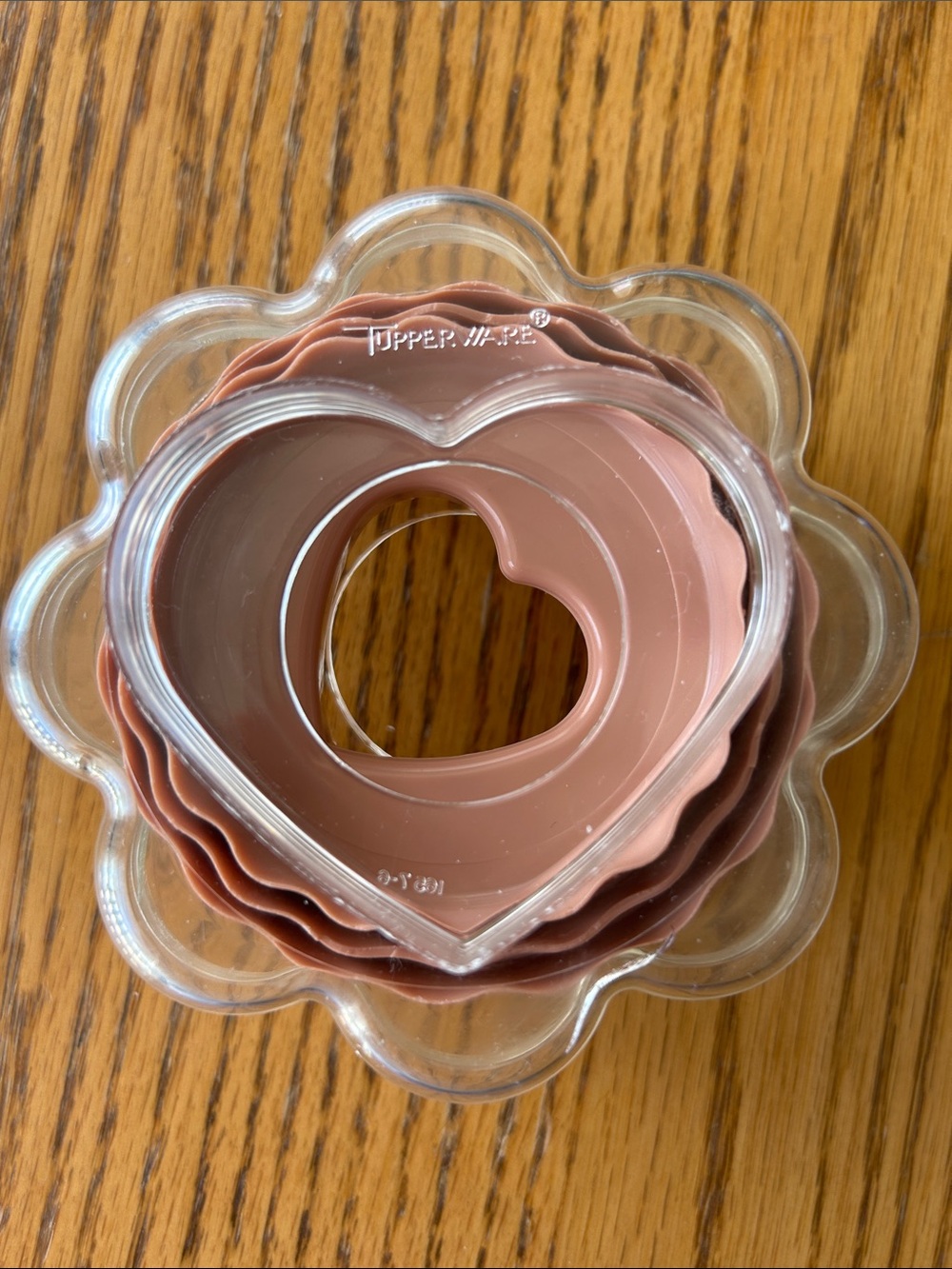 Tupperware Cookie Cutter Set